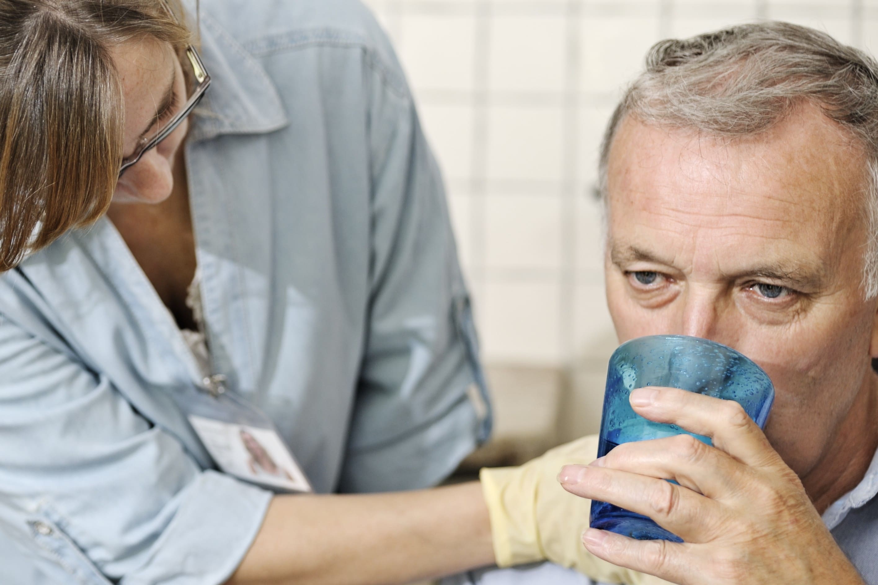 Sound waves representing voice